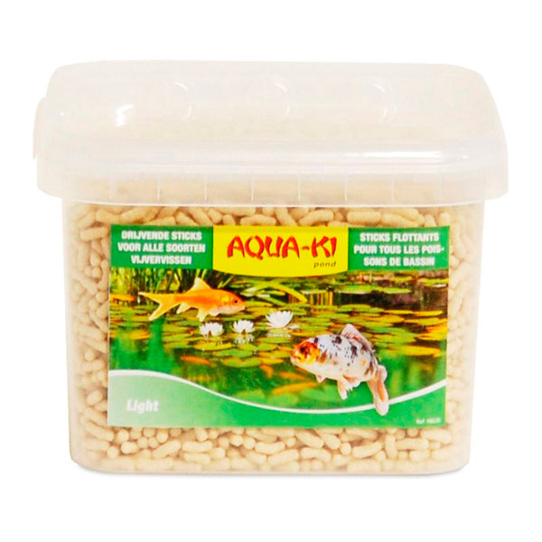 Aqua-Ki Green Pond Sticks – Alimento Flotante Completo para Peces de Estanque, Alta Digestibilidad y Rico en Nutrientes, Bolsa Económica