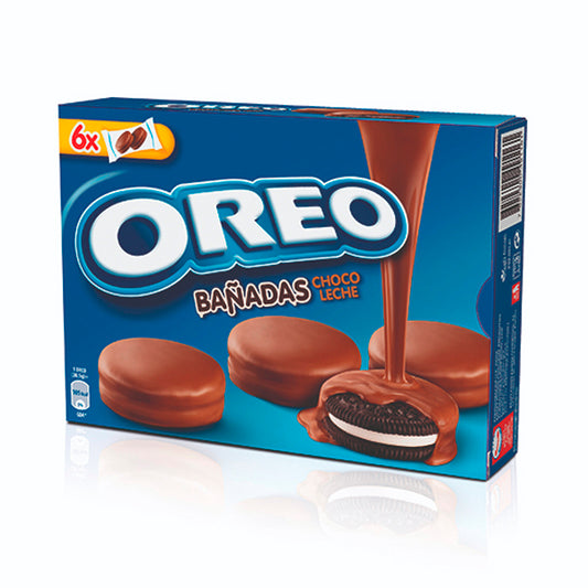 OREO Galletas Bañadas en Chocolate con Leche - Paquete de 246g