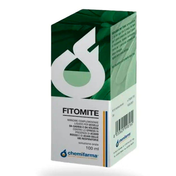 FITOMITE Antiácaros Oral 100 ml Chemifarma – Protección Natural para Aves