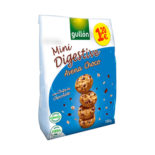 Gullon Mini Avoine Digestive Choco 160 gr