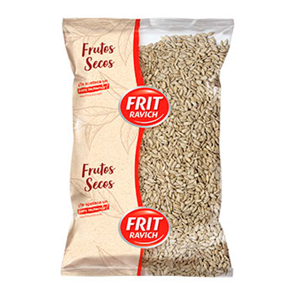 Frit Ravich Pipa Pelada Cruda 1Kg - Semillas de Girasol Naturales para Snacks y Cocina