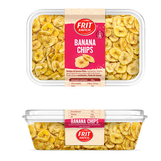 Frit Ravich Chips de Banane Pot de 100 gr 