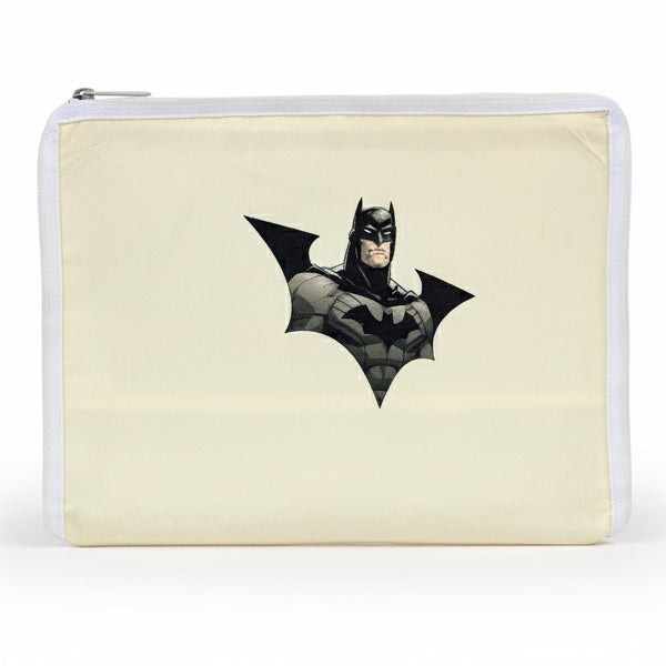 Funda para jaula C2 con escudo de Batman – Tela opaca lavable con cremallera y asa, diseño elegante y protector para jaulas medianas