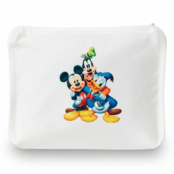 Funda para Jaula C2 con Dibujo de Mickey, Goofy y Donald – Estilo Clásico Disney