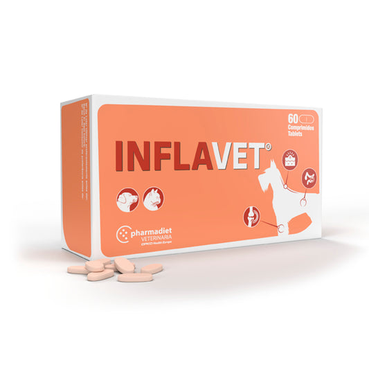 Pharmadiet Inflavet 60 Comprimés pour chiens/chats