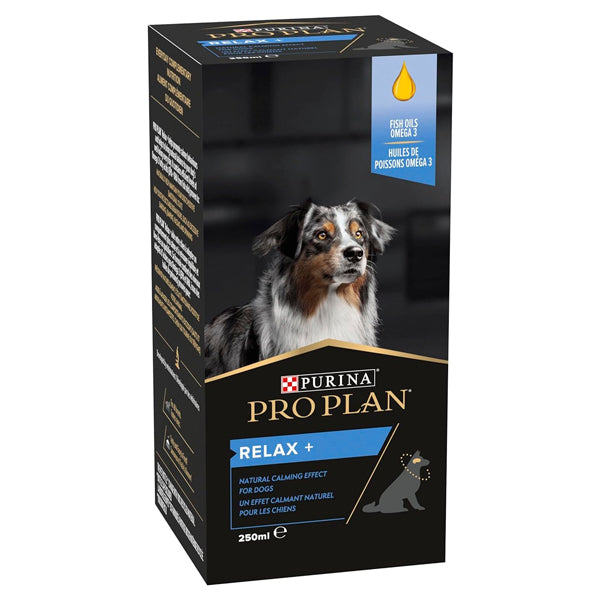 Purina Pro Plan Relax 250 ml para Perros: Promueve un Estado de Calma y Tranquilidad