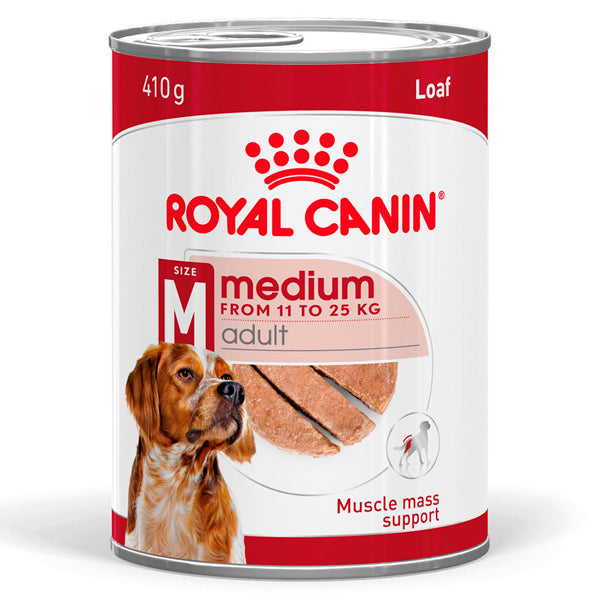 Adulte moyen de canin royal - nourriture en conserve humide pour chiens moyens, 12x410g