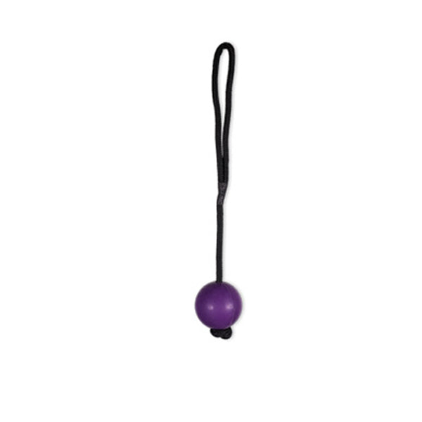 Vadigran Juguete Goma Bola con Cuerda Púrpura Ø5cm