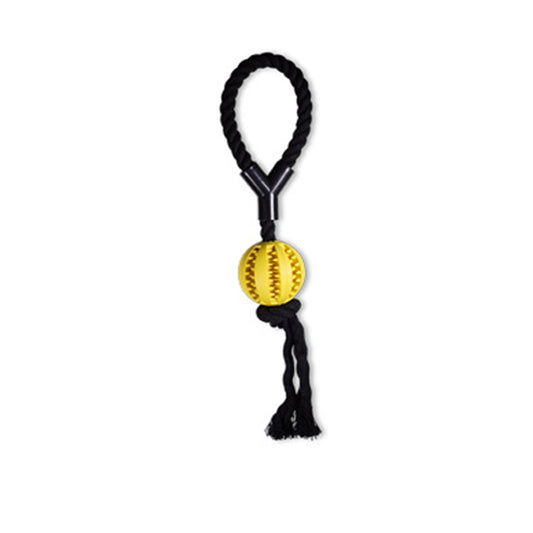 Vadigran Jouet Dentaire Boule de Corde Jaune 40cm