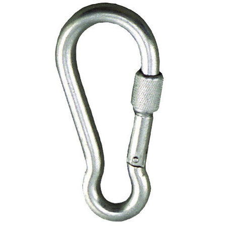 Mosquetón Bombero Con seguro 6x 60 mm. Uso domestico - Tujilguero