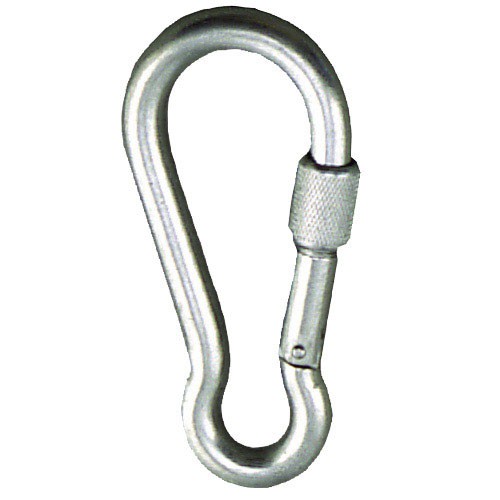 Mosquetón Bombero Con seguro 6x 60 mm. Uso domestico - Tujilguero