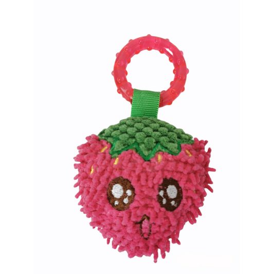 Jouet de dentition en peluche Moly Fraise 18 Cm