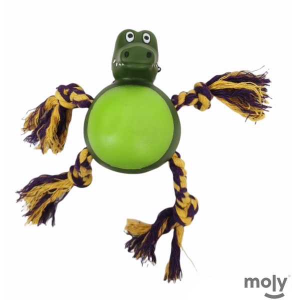 Moly Juguete Mordedor Perro Cocodrilo 21 Cm